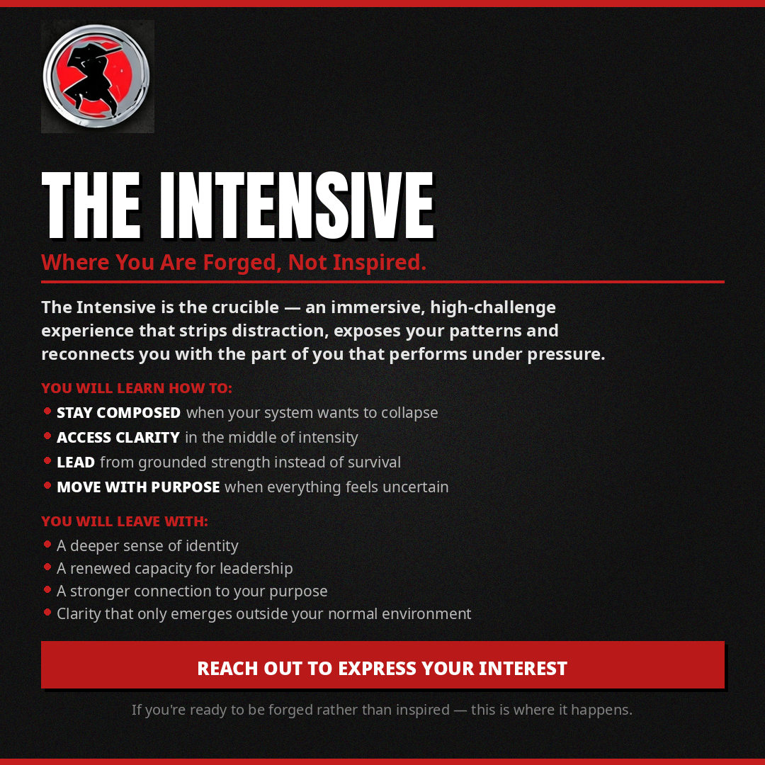 The Intensive - 2 to 5 October 2026